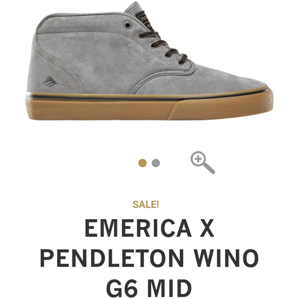 NWOT Emerica x Pendleton Sneakers